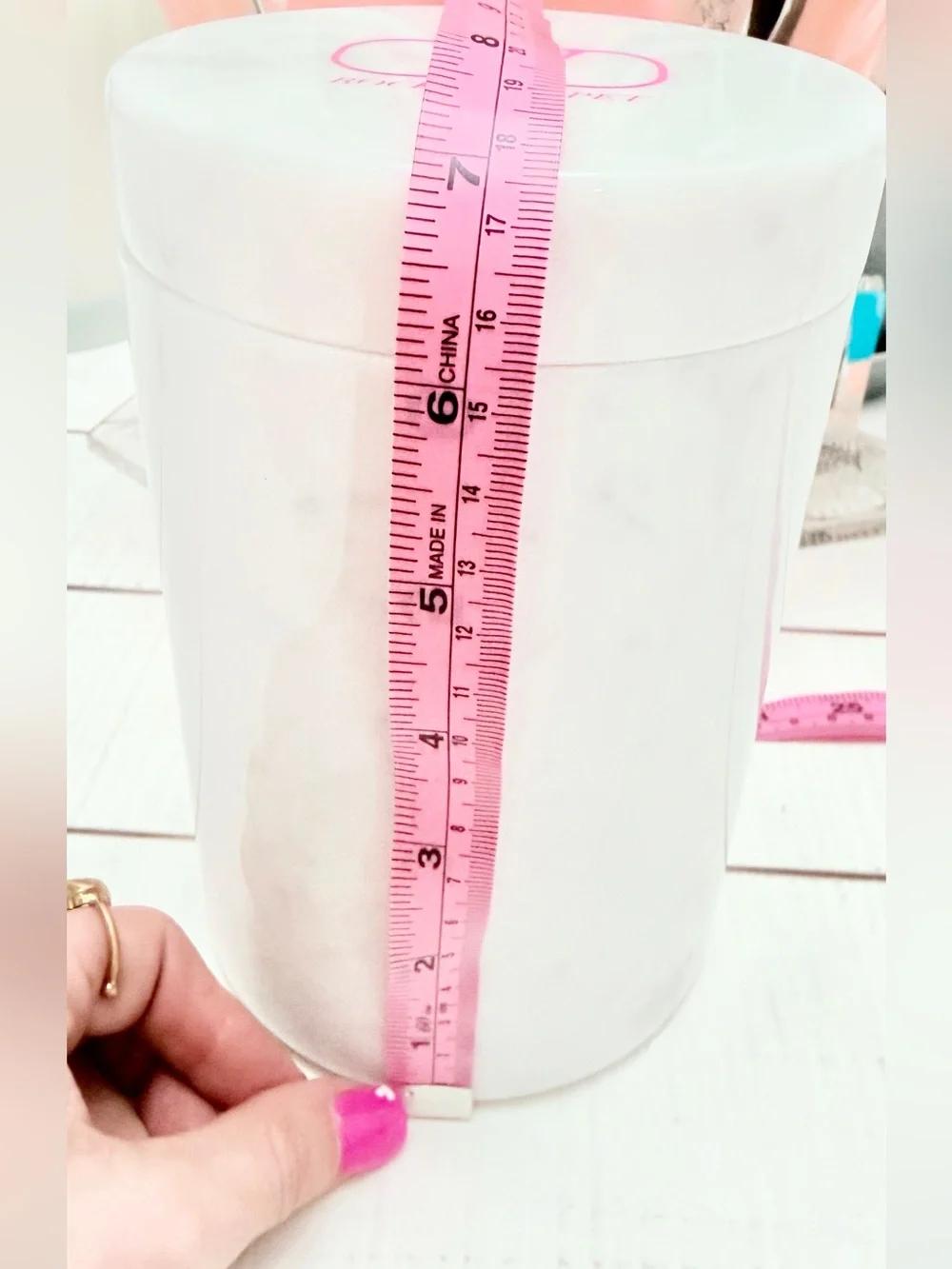 Valentino Garavani Rockstud Pet Marble Treat Canister